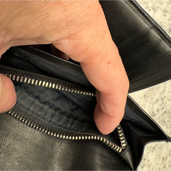 Coach Black Logo Canvas/Leather Billfold and credit card holder. - Picture 8 of 11